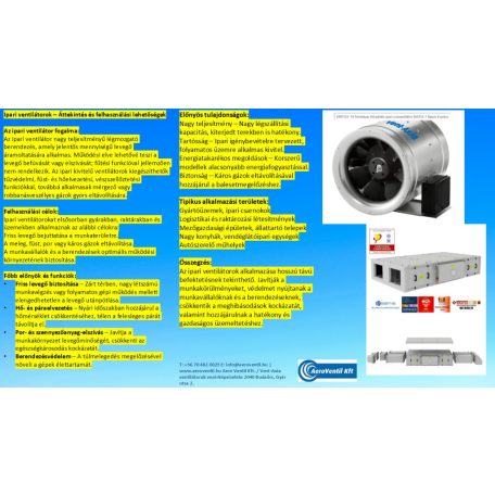 IPARI VENTILÁTOROK 