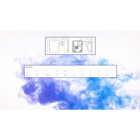 LC SOLO PLUS TM -DC motoros radiális ventilátor