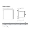 SILENT 100B axiális ventilátor (szakaszos)