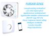 PureAir Sense axiális ventilátor