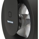 LC SVARA BL axiális ventilátor - fekete színű