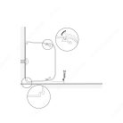 65x50mm CP DEKORCSATORNA VÉDŐFÓLIÁVAL (9801-002-08) 28m/karton