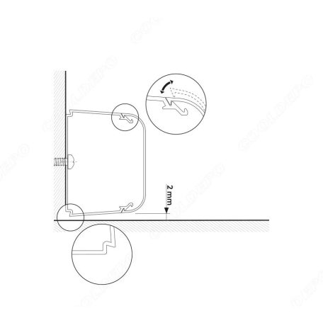 65x50mm CP DEKORCSATORNA VÉDŐFÓLIÁVAL (9801-002-08) 28m/karton