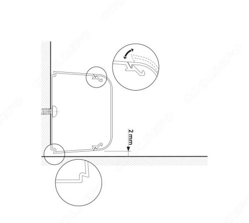 65x50mm CP DEKORCSATORNA VÉDŐFÓLIÁVAL (9801-002-08) 28m/karton