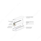 65x50mm CP DEKORCSATORNA VÉDŐFÓLIÁVAL (9801-002-08) 28m/karton