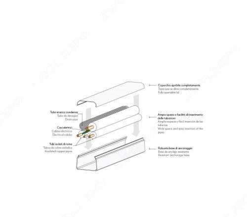 65x50mm CP DEKORCSATORNA VÉDŐFÓLIÁVAL (9801-002-08) 28m/karton