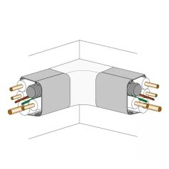   65x50mm VECAMCO CLIMA PLUS BELSŐ SAROKELEM (9801-112-08) 10db/karton