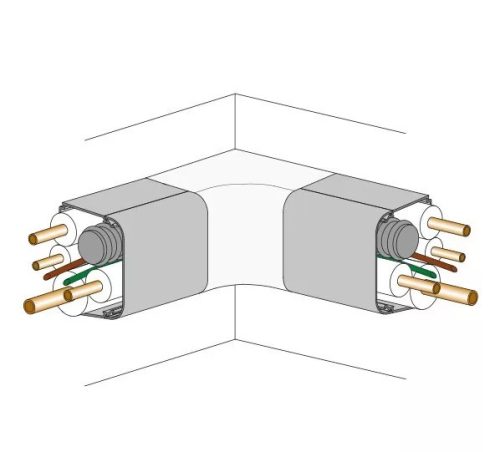 65x50mm VECAMCO CLIMA PLUS BELSŐ SAROKELEM (9801-112-08) 10db/karton