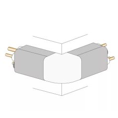   65x50mm VECAMCO CLIMA PLUS KÜLSŐ SAROKELEM (9801-113-08) 10db/karton