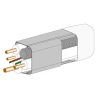 65x50mm VECAMCO CLIMA PLUS VÉGELZÁRÓ ELEM (9801-114-08) 10db/karton