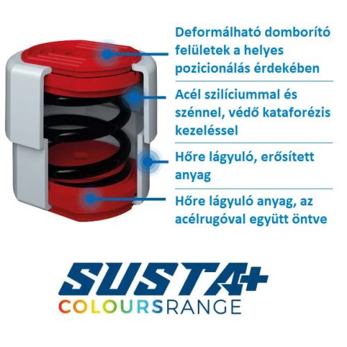 KLÍMA RUGÓS REZGÉSCSILLAPÍTÓ VECAMCO SUSTA+ 9898-034 (4db/csomag, 55kg)