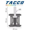KLÍMA REZGÉSCSILLAPÍTÓ VECAMCO TACCO GREEN 9898-037 (4db/csomag, 100kg)