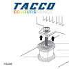 KLÍMA REZGÉSCSILLAPÍTÓ VECAMCO TACCO GREEN 9898-037 (4db/csomag, 100kg)