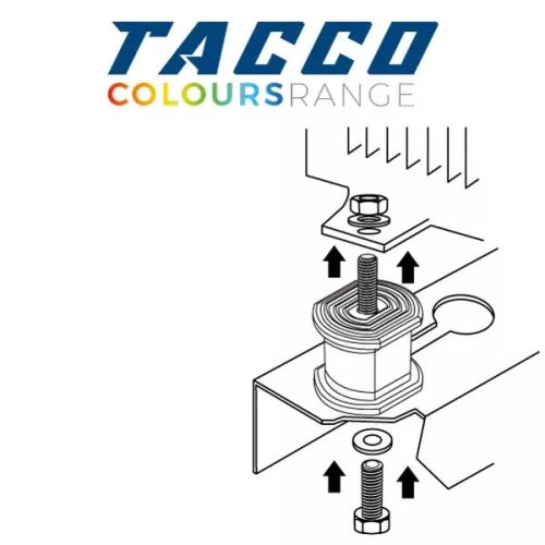 KLÍMA REZGÉSCSILLAPÍTÓ VECAMCO TACCO GREEN 9898-037 (4db/csomag, 100kg)