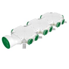  HORIZONTÁLIS OSZTÓDOBOZ, 14X75MM CSŐCSATLAKOZÁSSAL, VÍZSZINTES 1XNA160MM BE/KIMENETTEL, 14DB TÖMÍTÉSSEL, MŰANYAG