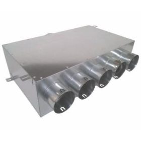   HORIZONTÁLIS OSZTÓDOBOZ, VÍZSZINTES 5X75MM CSŐCSATLAKOZÁSSAL