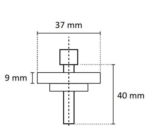 Klímatartó konzolhoz gumi rezgéscsillapító tartók - 4 db/csomag