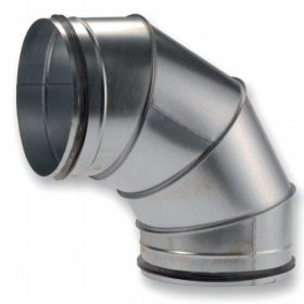 BDSG 160/90 szeletes könyök gumitömítéssel