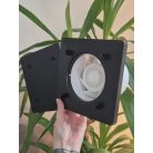 Manrose fekete előlapos fürdőszobai elszívó ventilátor, 100 mm, időzítővel