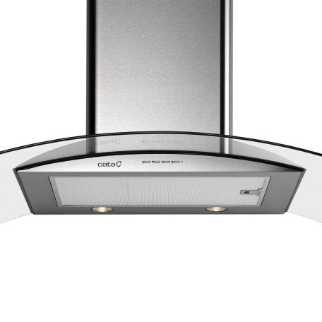 Cata - Páraelszívó ISLA GAMMA 900 X/E inox-üveg LED 