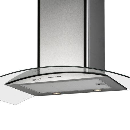Cata - Páraelszívó ISLA GAMMA 900 X/E inox-üveg LED 