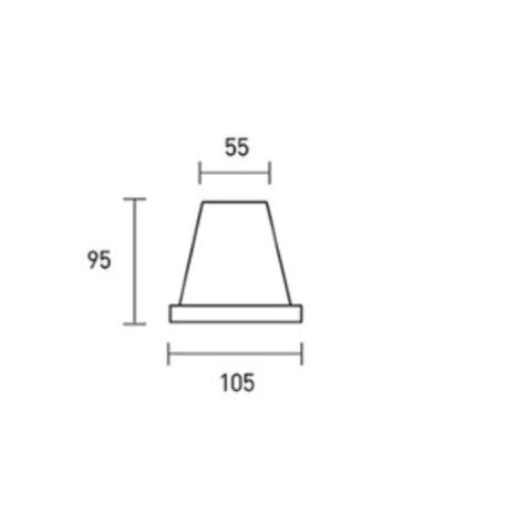 Rezgéscsillapító klímatartó trapéz talpkonzol (200 KG terhelhetőség) 4db/szett