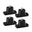 GUMI KLÍMATARTÓ ANTIVIBRÁCIÓS TALPKONZOL, 110 × 59 mm – 4 db/csomag