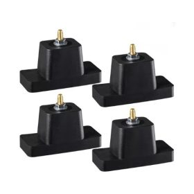   GUMI KLÍMATARTÓ ANTIVIBRÁCIÓS TALPKONZOL, 110 × 59 mm – 4 db/csomag