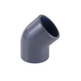   PVC KÖNYÖK 45 FOK NYOMÓCSŐ IDOM M020 (szürke) 10db/csomag