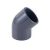 PVC KÖNYÖK 45 FOK NYOMÓCSŐ IDOM M020 (szürke) 10db/csomag