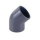 PVC KÖNYÖK 45 FOK NYOMÓCSŐ IDOM M020 (szürke) 10db/csomag