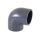 PVC KÖNYÖK 90 FOK NYOMÓCSŐ IDOM M020 (szürke) 10db/csomag