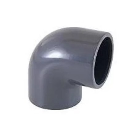 PVC KÖNYÖK 90 FOK NYOMÓCSŐ IDOM M020 (szürke) 10db/csomag