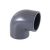 PVC KÖNYÖK 90 FOK NYOMÓCSŐ IDOM M020 (szürke) 10db/csomag