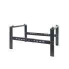 KLÍMATARTÓ MAGASÍTOTT, ÁLLÍTHATÓ KONZOL TALAJRA-TETŐRE, Terhelhetőség: 200 kg-ig, (400x420/480mm-830mm) (Fekete és fehér)