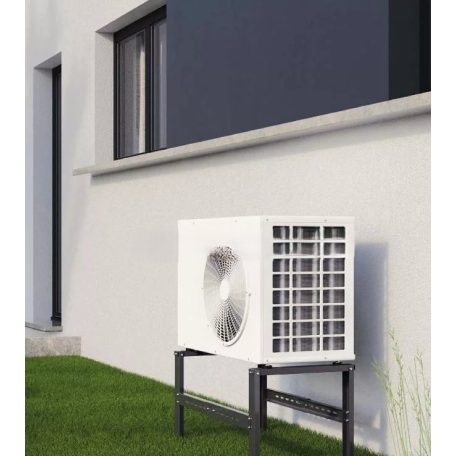 KLÍMATARTÓ MAGASÍTOTT, ÁLLÍTHATÓ KONZOL TALAJRA-TETŐRE, Terhelhetőség: 200 kg-ig, (400x420/480mm-830mm) (Fekete és fehér)