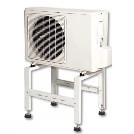 KLÍMATARTÓ MAGASÍTOTT, ÁLLÍTHATÓ KONZOL TALAJRA-TETŐRE, Terhelhetőség: 200 kg-ig, (400x420/480mm-830mm) (Fekete és fehér)