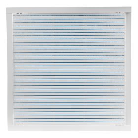   HYBRID Műanyag rács-szabályzó szűrővel , 400x400mm  porszűrővel