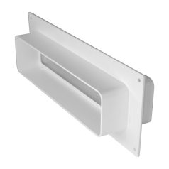   Műanyag lapos légcsatorna toldó takaró kerettel, 220x55mm
