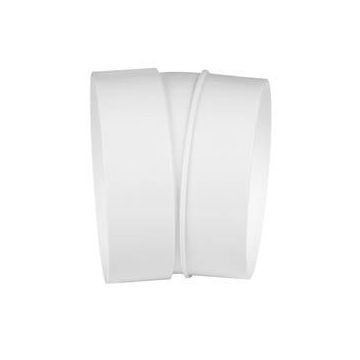 Könyök 15° PVC NA100