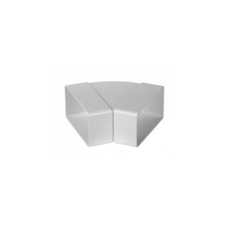Laposcsatorna könyök PVC vízszintes 45° [55x110]