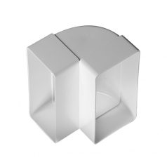Laposcsatorna könyök PVC függőleges 90° [55x110]