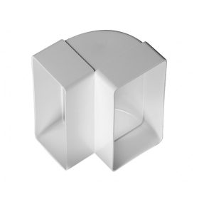 Laposcsatorna könyök PVC függőleges 90° [55x110]