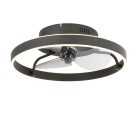 Mennyezeti lámpa ventilátorral Ø420 fekete Manarola