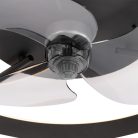 Mennyezeti lámpa ventilátorral Ø420 fekete Manarola