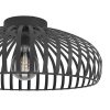 Mennyezeti lámpa ventilátorral Ø428 fekete Mogano