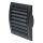 Műanyag rács, 148x153mm, Ø100mm, anthracite