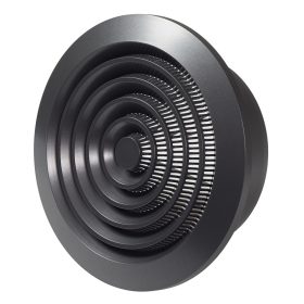Műanyag rács, Ø125mm, mennyezeti, anthracite