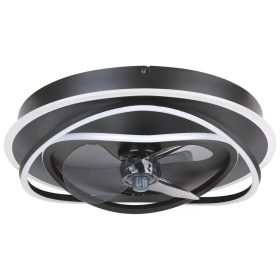 LED-CCT ventilátor AC Ø50cm fek Namori