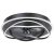 LED-CCT ventilátor AC Ø50cm fek Namori